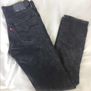 Men's Levi's 511 Jean Faded Black. 34 Length